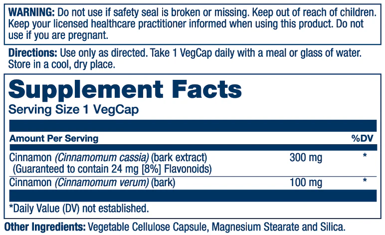Cinnamon Bark Extract 300mg - Image 2