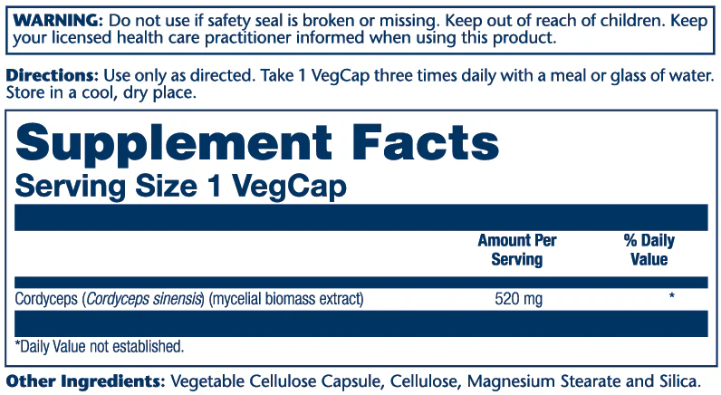 Cordyceps Mushroom 520mg - Image 2