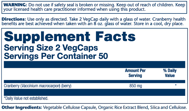 Cranberry Berry 850mg - Image 2