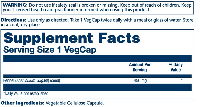 Fennel Seed 450mg - Image 2