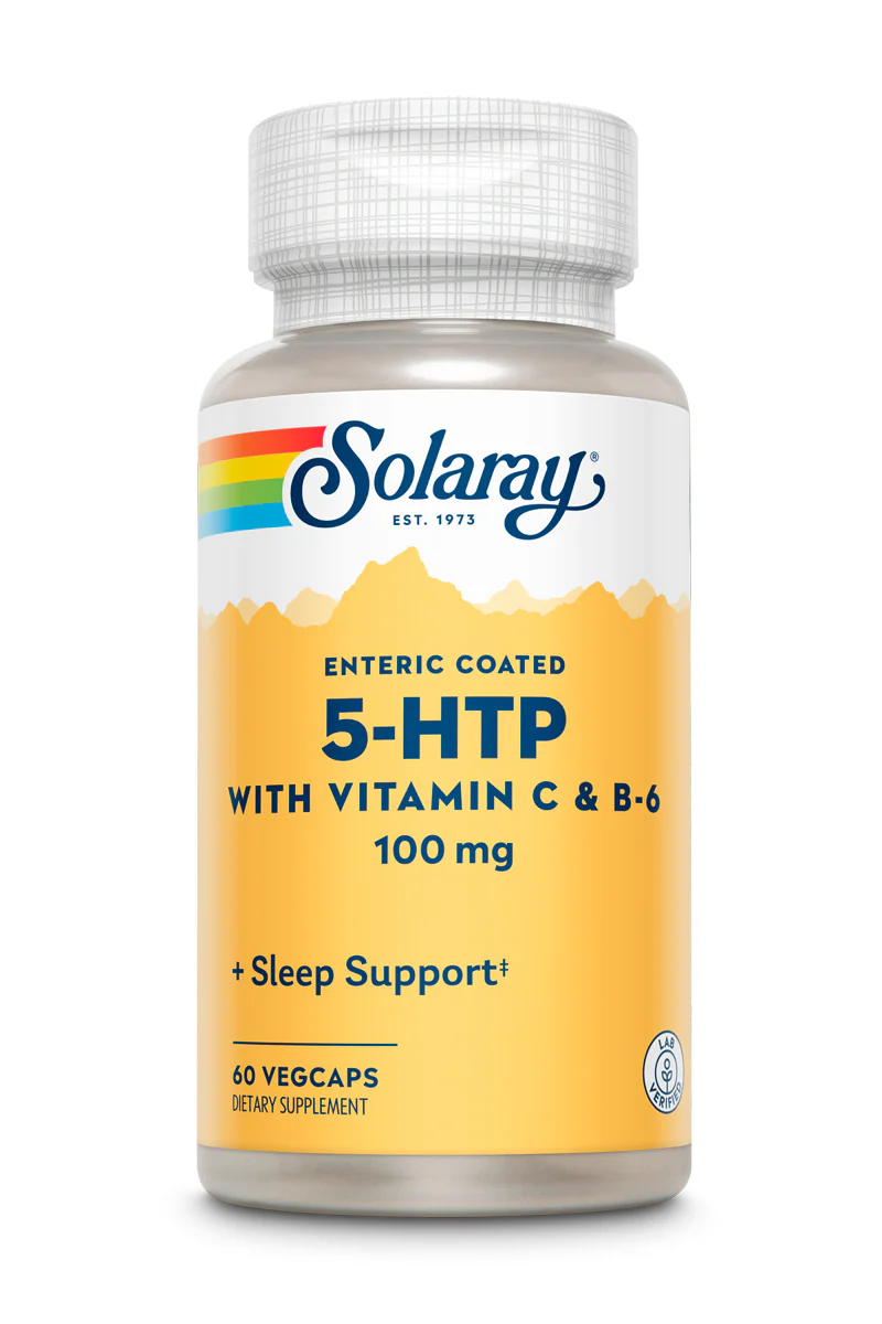 L-5-HTP with Vitamin B-6 & C, 100mg - Image 2
