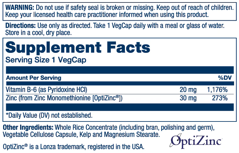 OptiZinc 30mg - Image 2