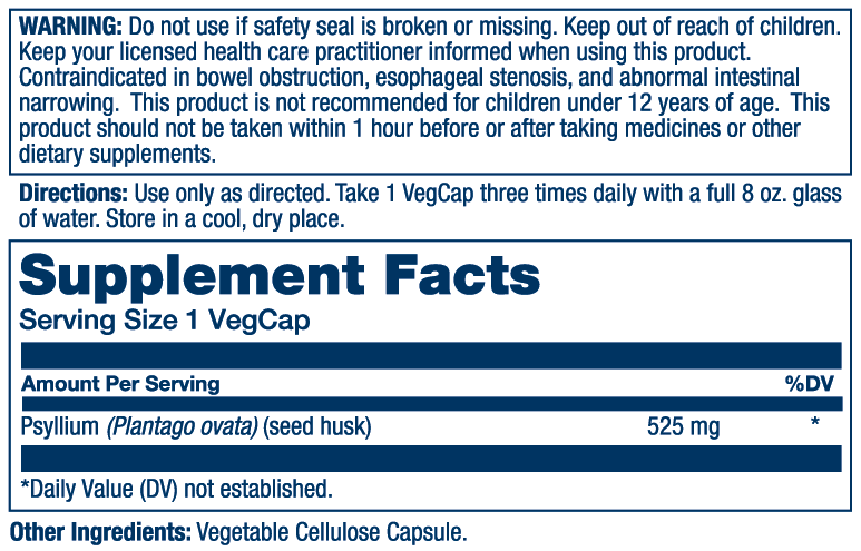 Psyllium Husk 525mg - Image 2