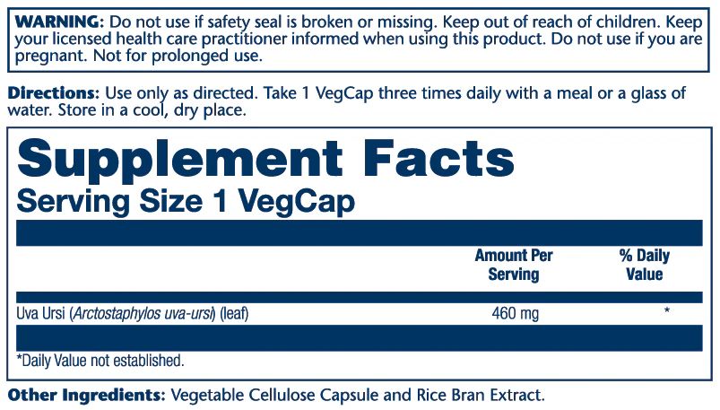 Uva Ursi Leaf 460mg - Image 2