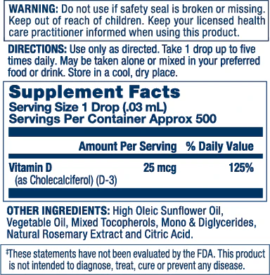 Vitamin D3, Liquid, Unflavored - Image 2